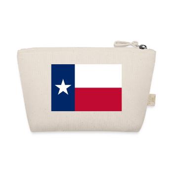 Texas texanisch Flagge Fahne - Bio-Täschchen - Natur - Hinten
