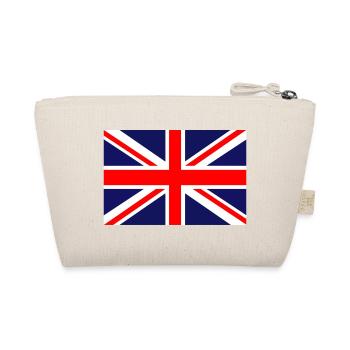 Great Britain British flag flag - Organic Pouch - nature - Back