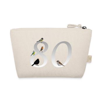 80e anniversaire oiseau-ami oiseau cadeau - Trousse biologique - nature - Dos
