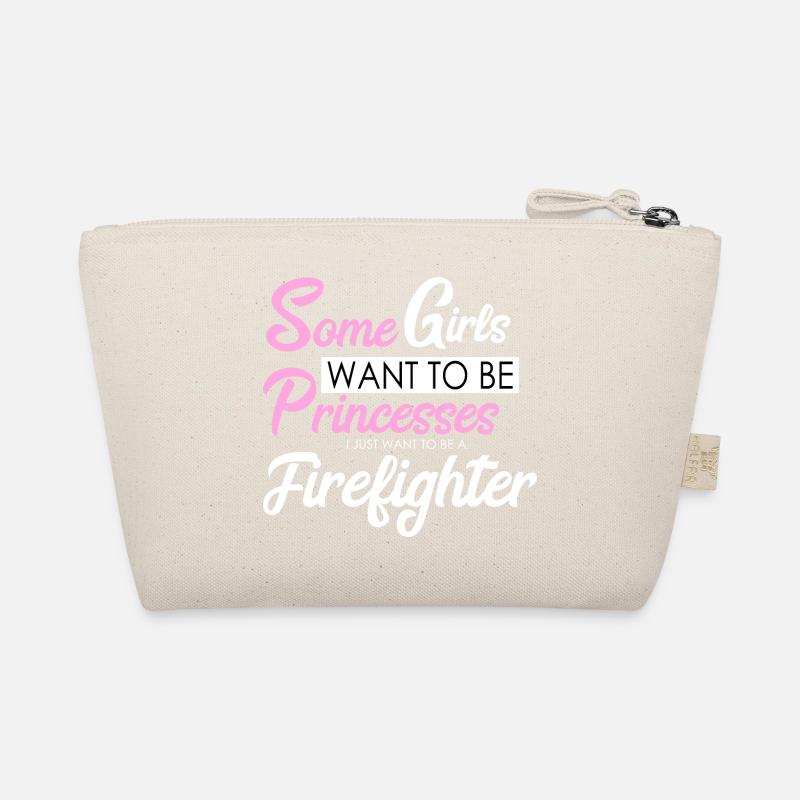Princess firefighter Organic Pouch
