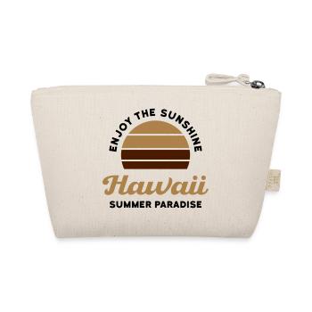 ★ Design colors can be changed ★ Enjoy the sunshine - Organic Pouch - nature - Back