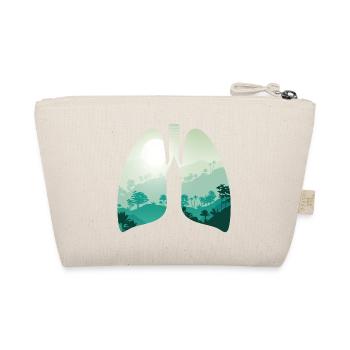 Green nature forest landscape lungs - Organic Pouch - nature - Back