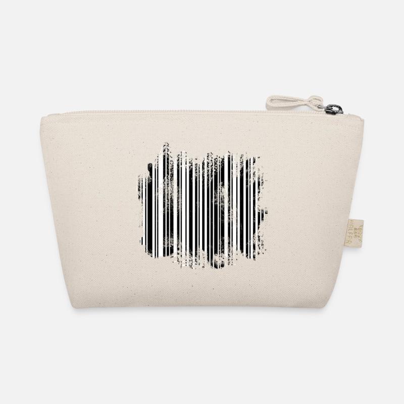 Code à barres d'illusion optique qui ressemble à une forêt Trousse biologique