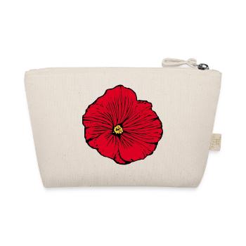 Fleur rouge, fleur rouge cadeau de la Saint-Valentin - Trousse biologique - nature - Dos