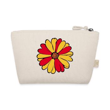 Années 70 Fleur Motif Rétro Hippie Fleurs Puissance - Trousse biologique - nature - Dos