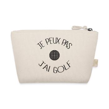 Je peux pas j'ai Golf - Trousse biologique - nature - Dos