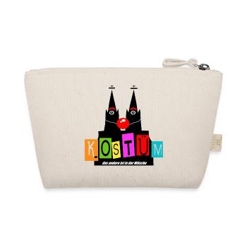 Kölsch Köln Kölle Dom Rhing Karneval Kostüm Alaaf - Bio-Täschchen - Natur - Hinten