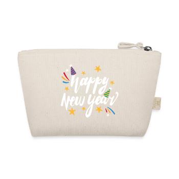 happy new year - Bio-Täschchen - Natur - Hinten