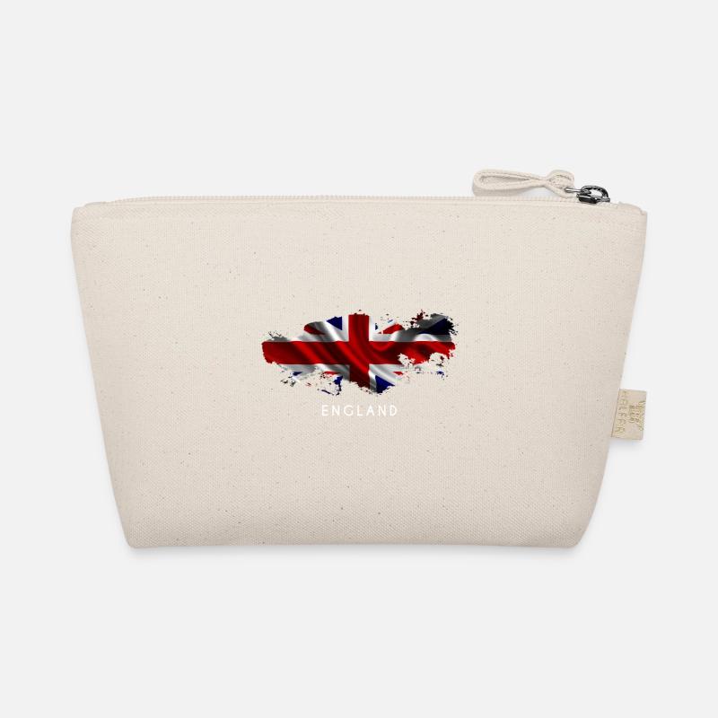 Flagge England Großbritannien Fahne Geschenk - Bio-Täschchen - Natur