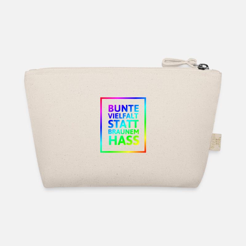 Racism Human Right Antifa Fascism Gift Organic Pouch