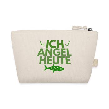 ich angel heute - Bio-Täschchen - Natur - Hinten