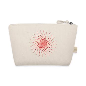 Energy spiral circle chakra point sun music summer - Organic Pouch - nature - Back