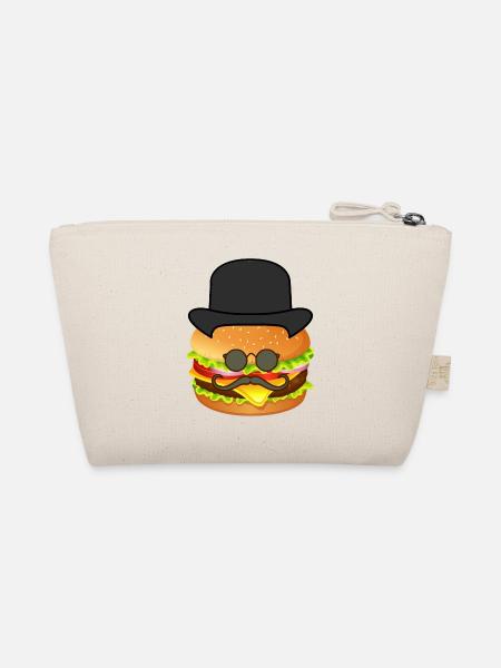 Gentleman Burger - Drôle - Humour Hipster - Trousse biologique - nature