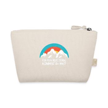 Klettern Sportklettern Felsklettern Geschenkidee - Bio-Täschchen - Natur - Hinten