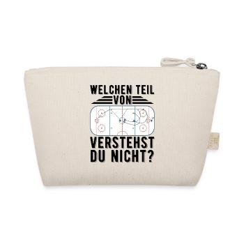 Eishockey | Sport Eishockey Maske Geschenkideen - Bio-Täschchen - Natur - Hinten
