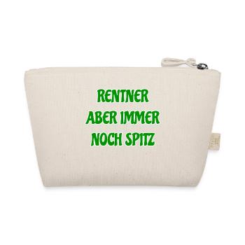 Rentner aber immer noch spitz - Bio-Täschchen - Natur - Hinten