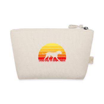 Vizsla Retro T Shirt Chien Silhouette Sunset - Trousse biologique - nature - Dos