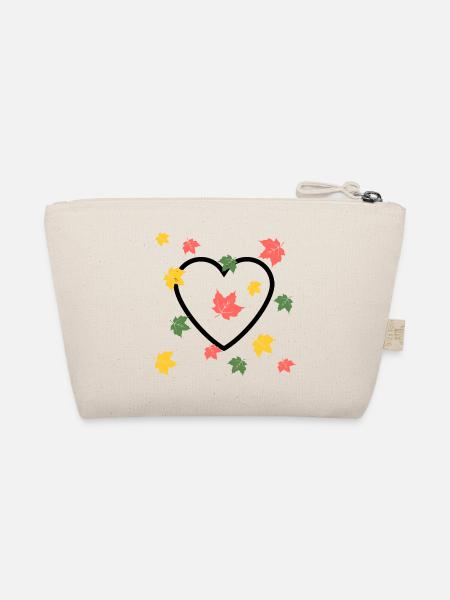 Autumn Love - Organic Pouch - nature - Back