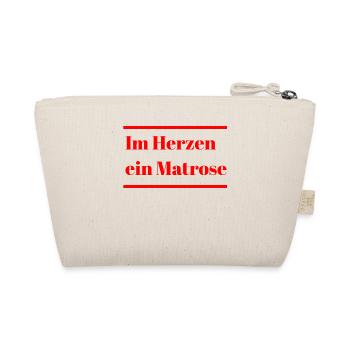 Im Herzen ein Matrose - Bio-Täschchen - Natur - Hinten