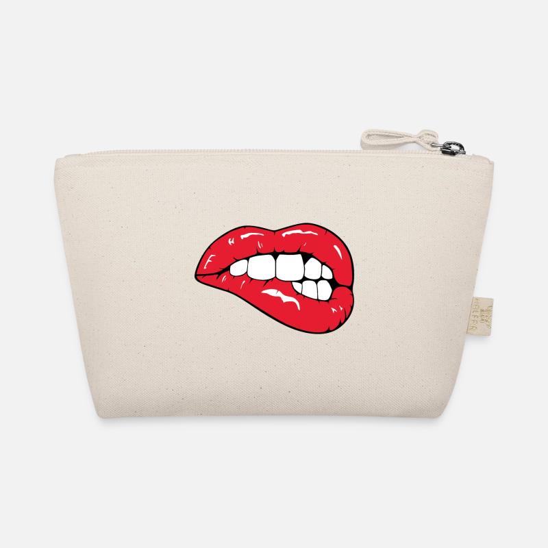 lèvres rouges Trousse biologique