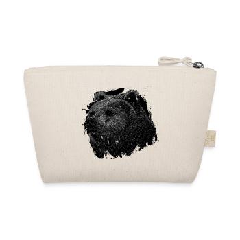 Bear Grizzly - Organic Pouch - nature - Back