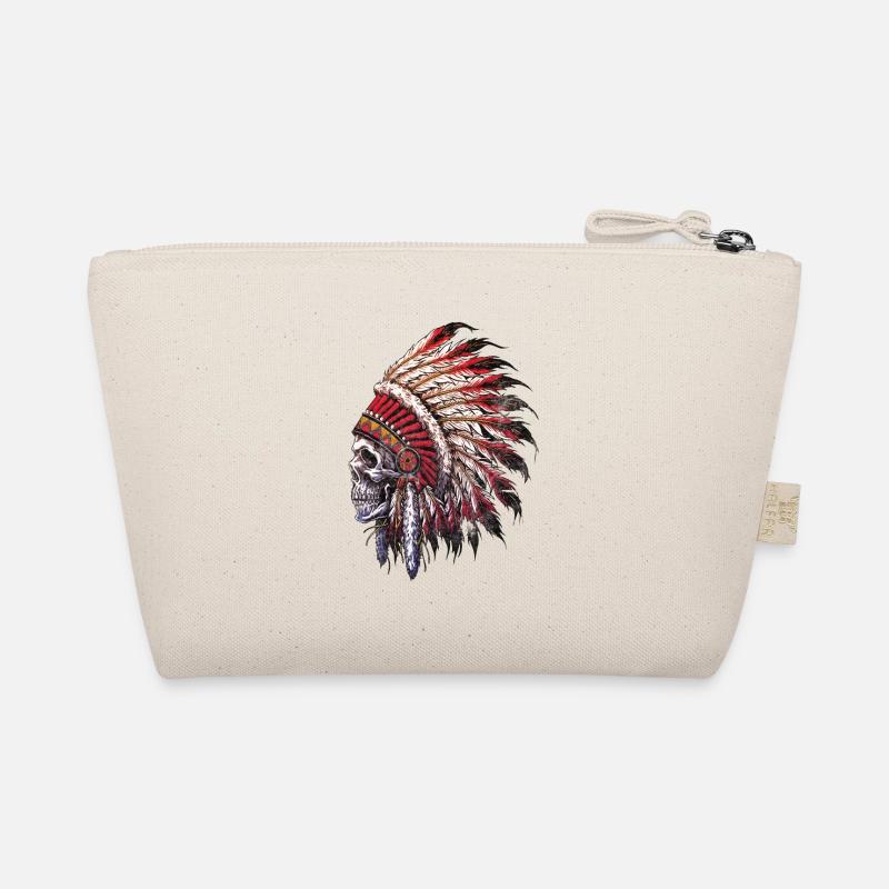 Indischer Schädel Bio-Täschchen