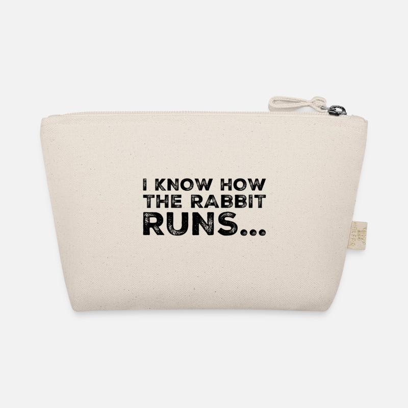 I know how the rabbit runs Bio-Täschchen
