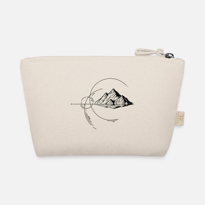 Mountains are reflected - geometric style Organic Pouch