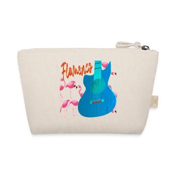 Flamenco Guitar Flamingos - Bio-Täschchen - Natur - Hinten
