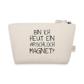 Bin ich heut ein Arschloch Magnet - Bio-Täschchen - Natur - Hinten