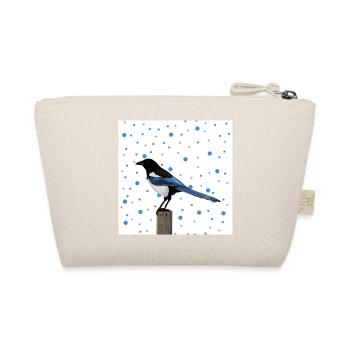 Magpie bird animal gift women men children - Organic Pouch - nature - Back