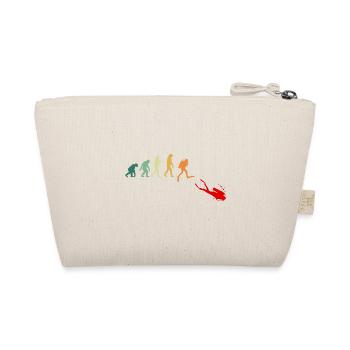 Gerätetauchen Tauchen Evolution Retro Lustig - Bio-Täschchen - Natur - Hinten