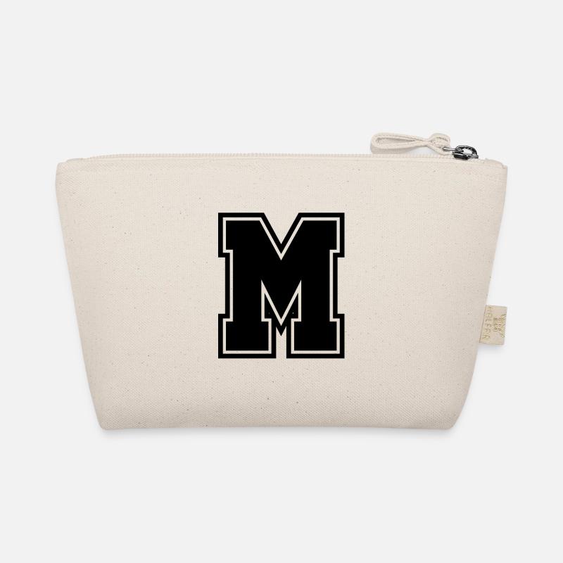 Buchstabe M Bio-Täschchen