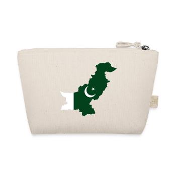 Pakistan flag map flag - Organic Pouch - nature - Back