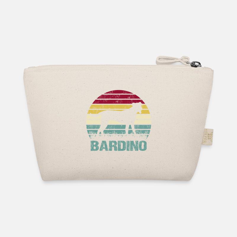 Bardino Majorero Retro Style Silhouette Stripes Organic Pouch