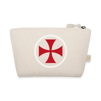 Maltese Cross Maltese Gift Cross Religion - Organic Pouch - nature - Back