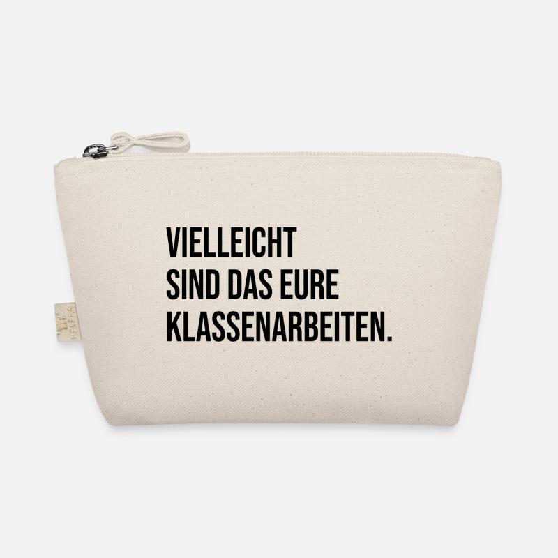Vielleicht sind das eure Klassenarbeiten - Nein! - Bio-Täschchen - Natur