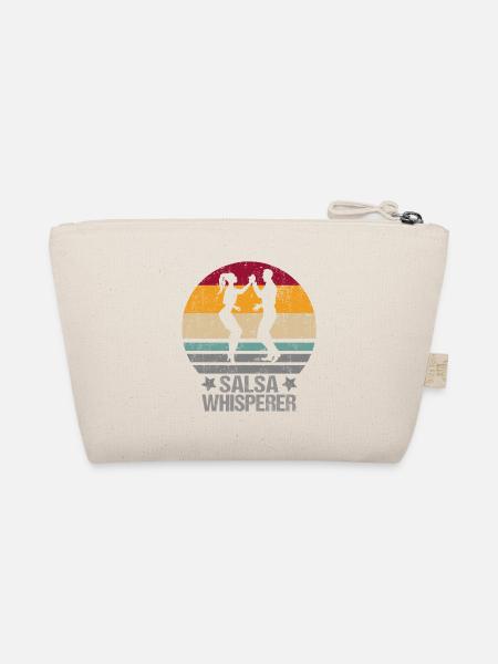 Salsa Dance Whisperer Gift for Dancers - Organic Pouch - nature - Back