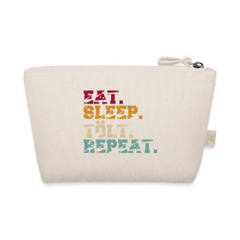 Tölter Eat Sleep Tölt - Bio-Täschchen - Natur - Hinten