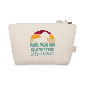 Icelandic horse Tölt Flüsterer - Organic Pouch - nature - Back