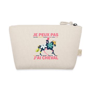 Je peux pas j'ai Cheval, Cheval cadeau femme - Trousse biologique - nature - Dos