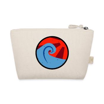 vintage wave - Organic Pouch - nature - Back
