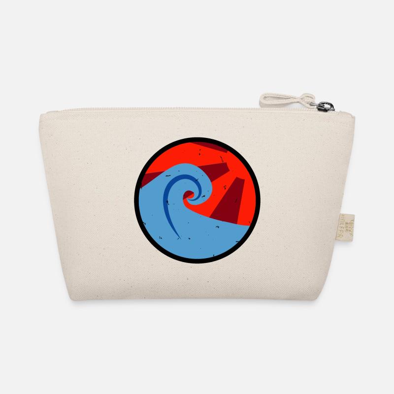 vintage wave Organic Pouch