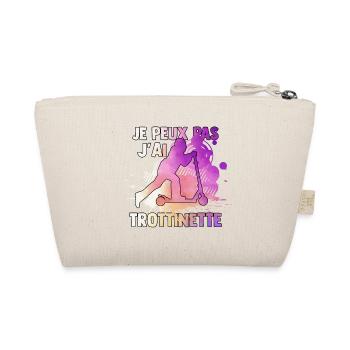 je peux j'ai trottinette watercolor - Trousse biologique - nature - Dos