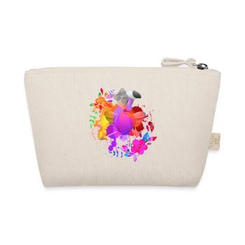 Danse des fleurs Flamant Rose Éclaboussure de Couleurs Art - Trousse biologique - nature - Dos