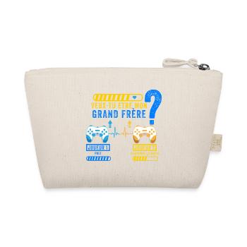 Je Vais Être Grand Frère 2022 Gamer Cadeau Humour - Trousse biologique - nature - Dos