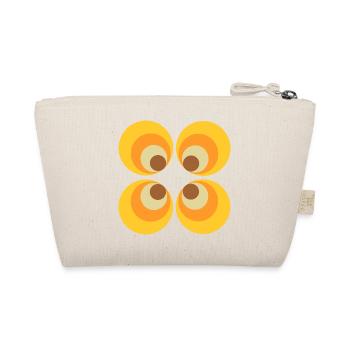 des années 70 fleur motif rétro Hippie fleurs pouvoir - Trousse biologique - nature - Dos