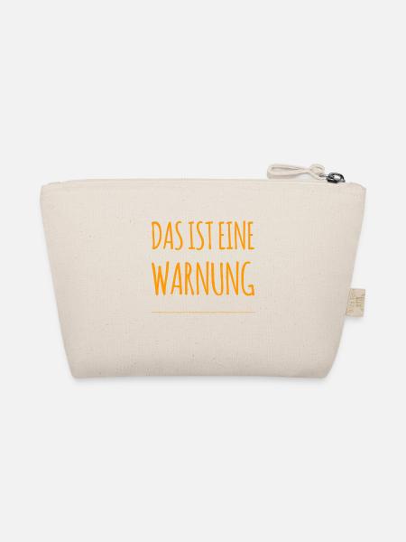 so sieht eine Warnung aus - Bio-Täschchen - Natur