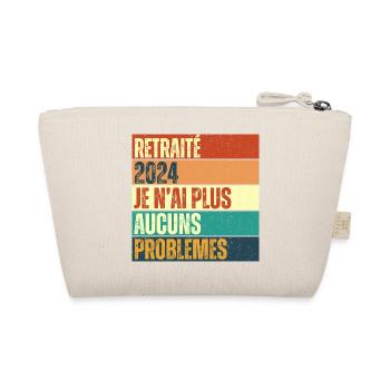 Retraité 2024 humour retraite cadeau pour retraité - Trousse biologique - nature - Dos