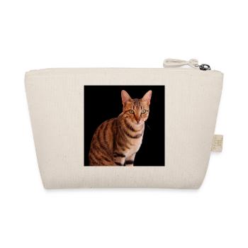 Cat cat sweet kitten - Organic Pouch - nature - Back